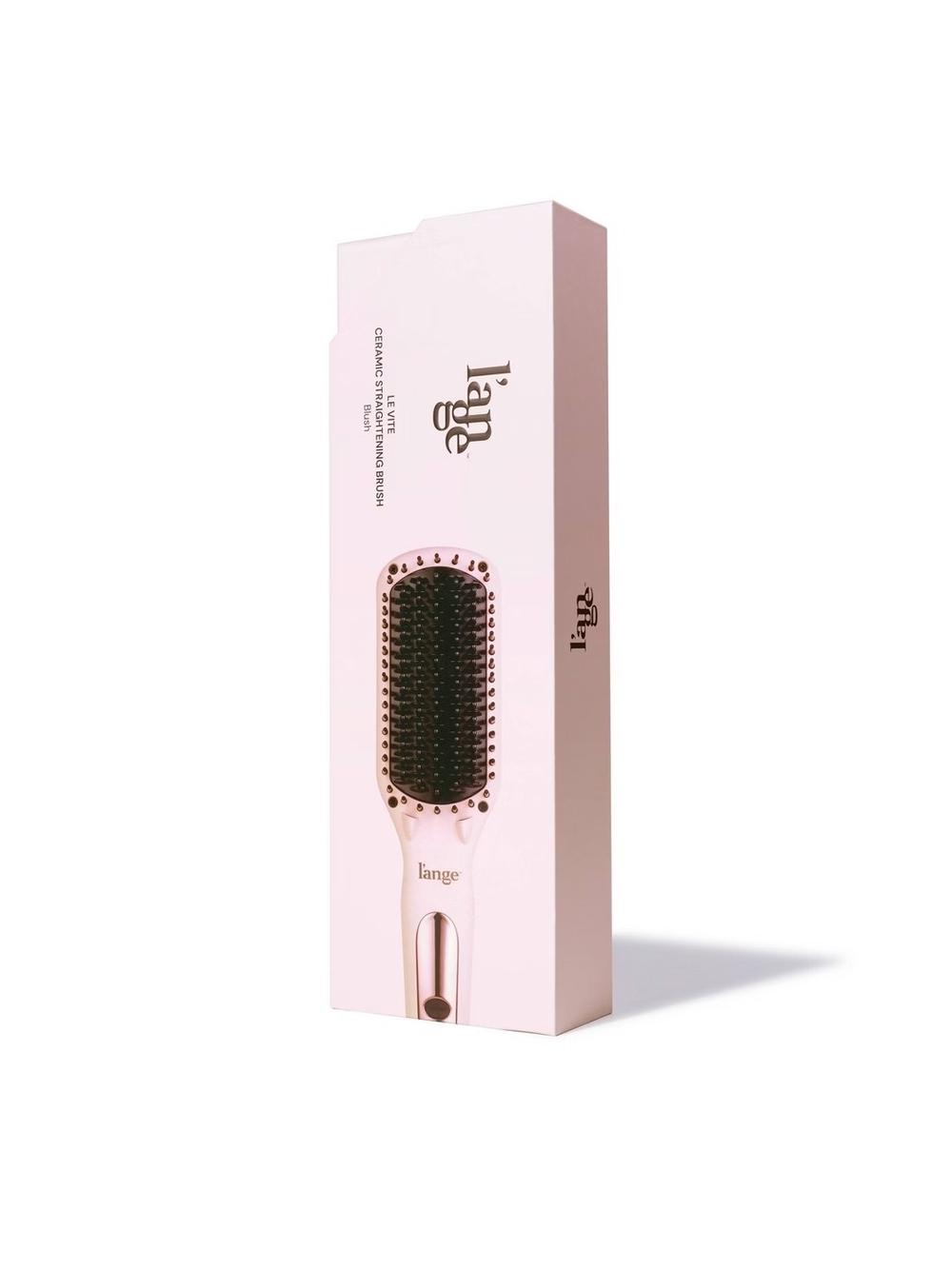 Lange Pink Ceramic Paddle Brush